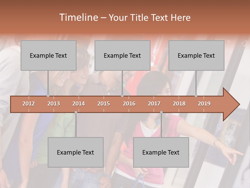 Smile Woman Presents PowerPoint Template