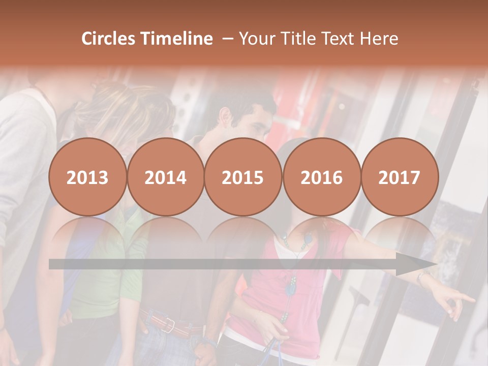 Smile Woman Presents PowerPoint Template