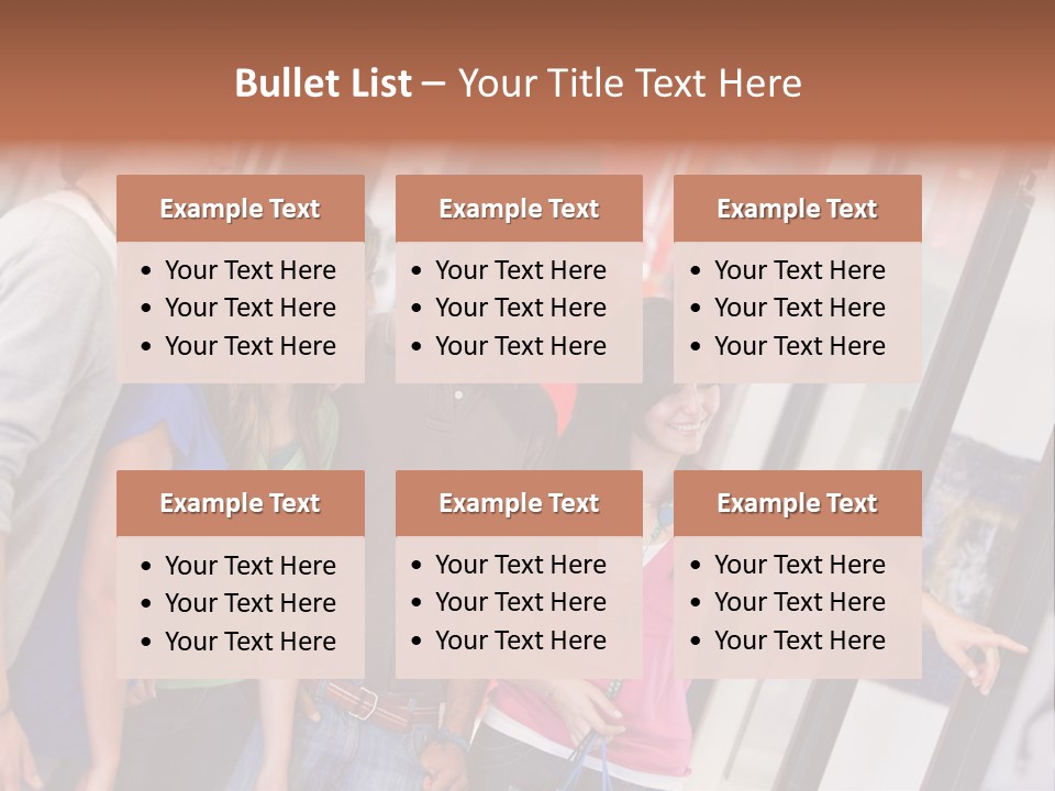 Smile Woman Presents PowerPoint Template