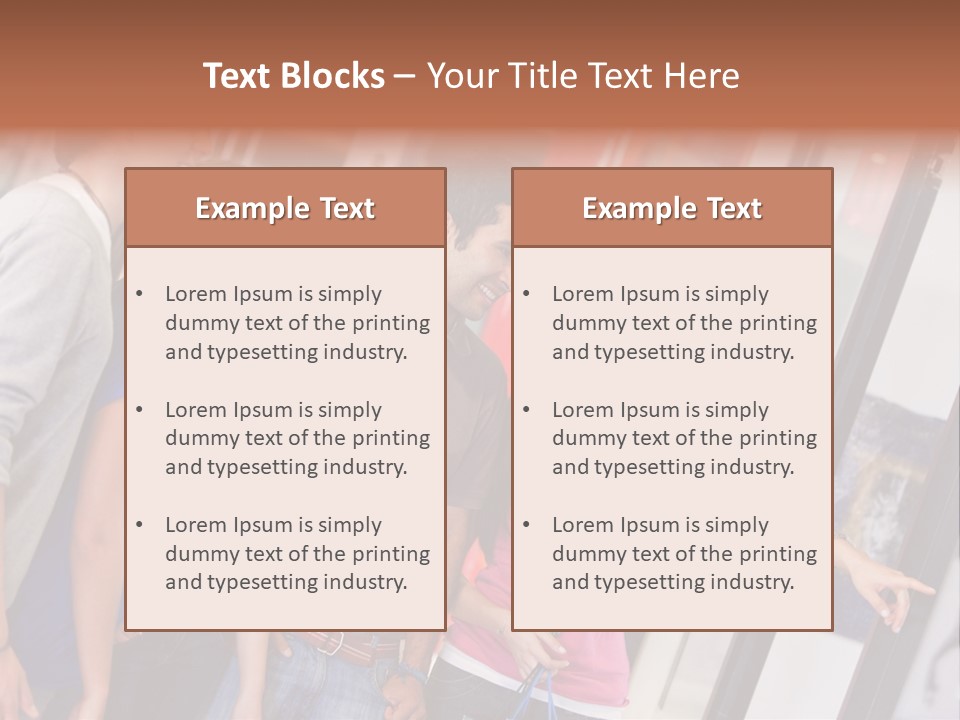Smile Woman Presents PowerPoint Template