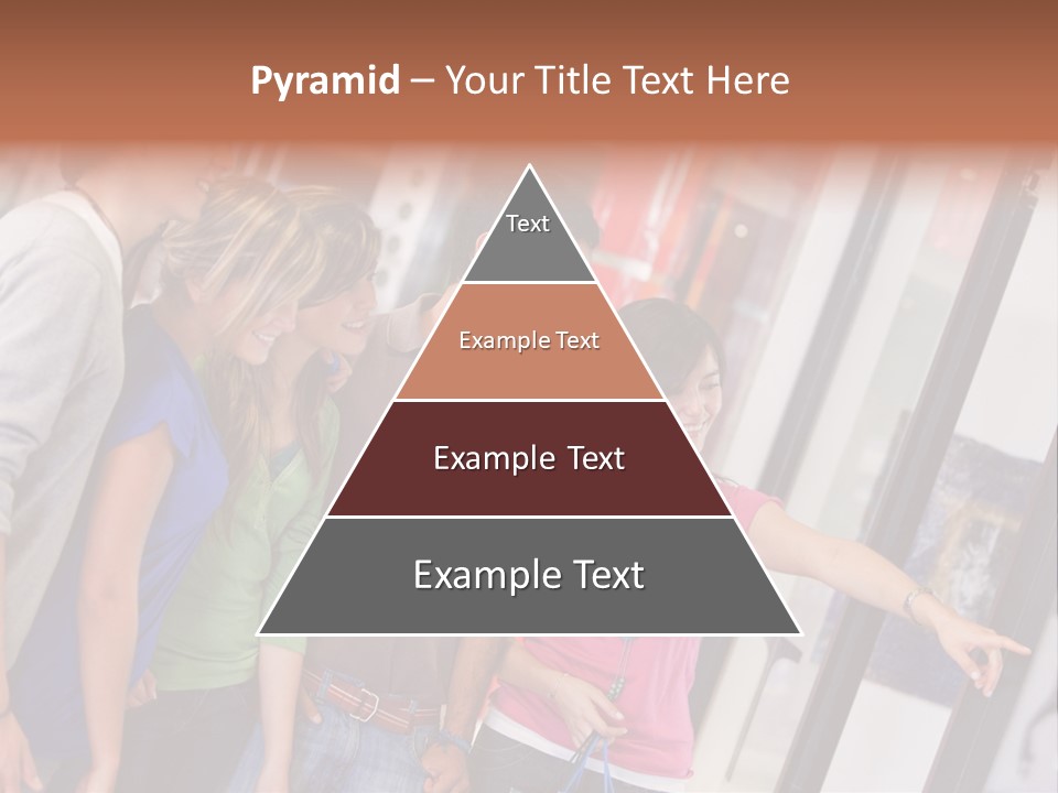 Smile Woman Presents PowerPoint Template