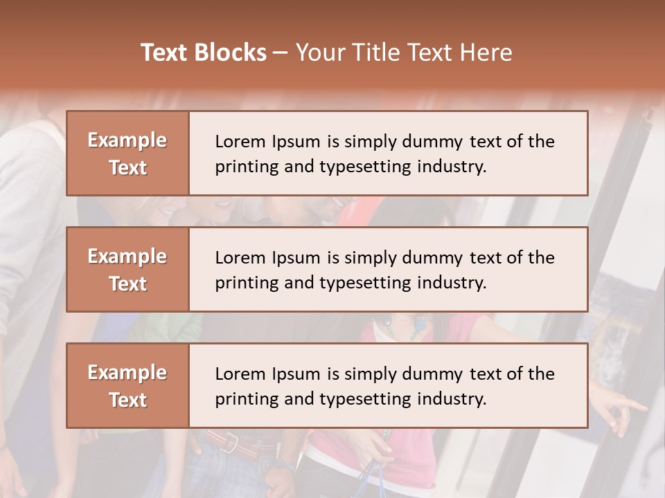 Smile Woman Presents PowerPoint Template