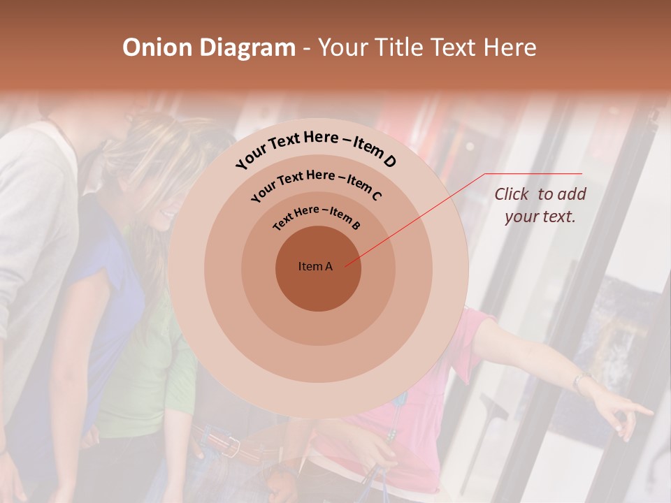 Smile Woman Presents PowerPoint Template