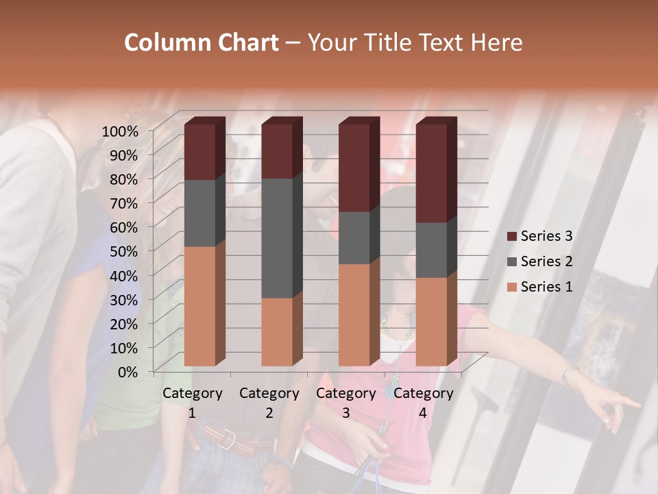 Smile Woman Presents PowerPoint Template