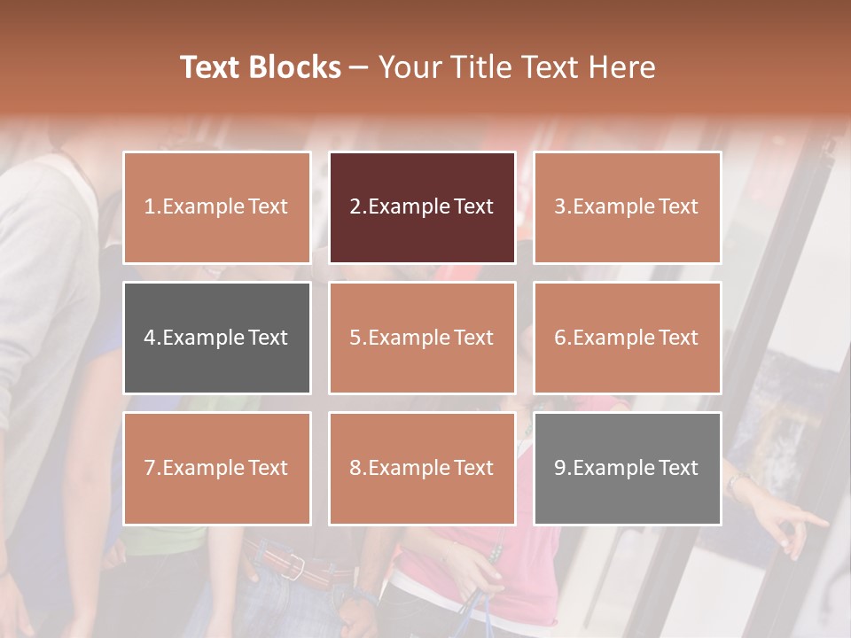 Smile Woman Presents PowerPoint Template