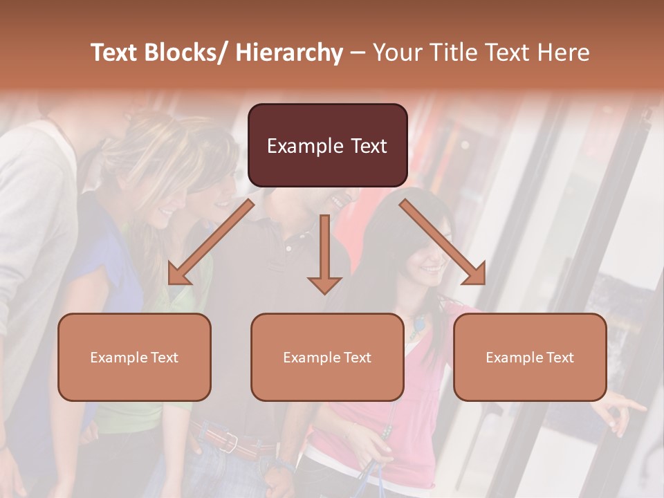Smile Woman Presents PowerPoint Template
