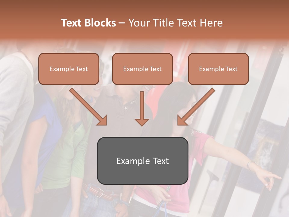Smile Woman Presents PowerPoint Template