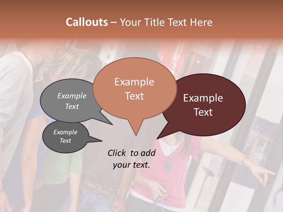 Smile Woman Presents PowerPoint Template