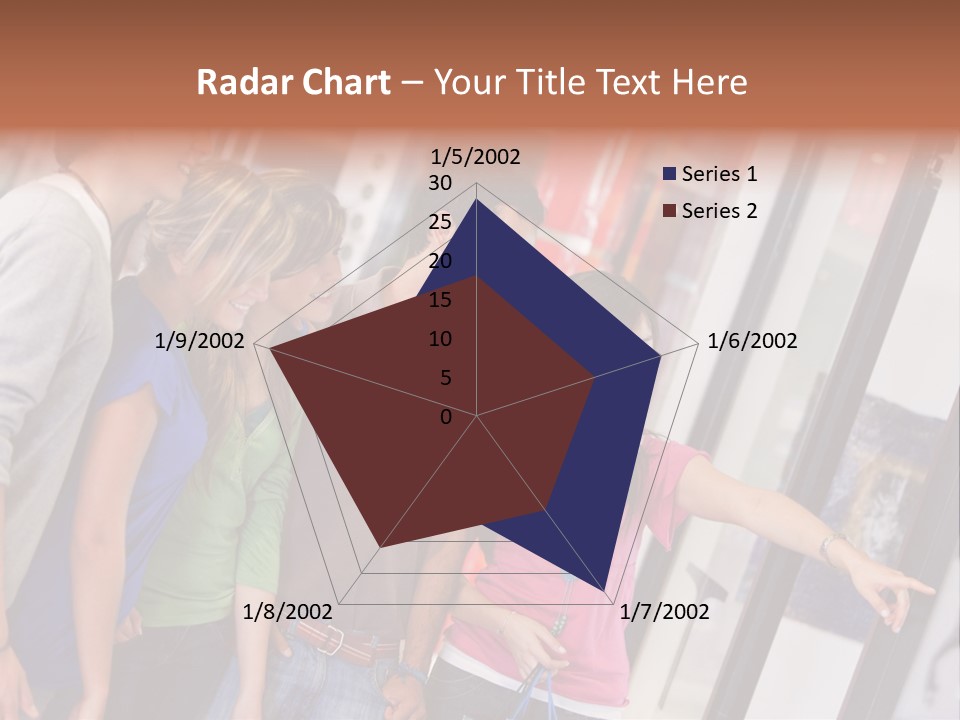 Smile Woman Presents PowerPoint Template