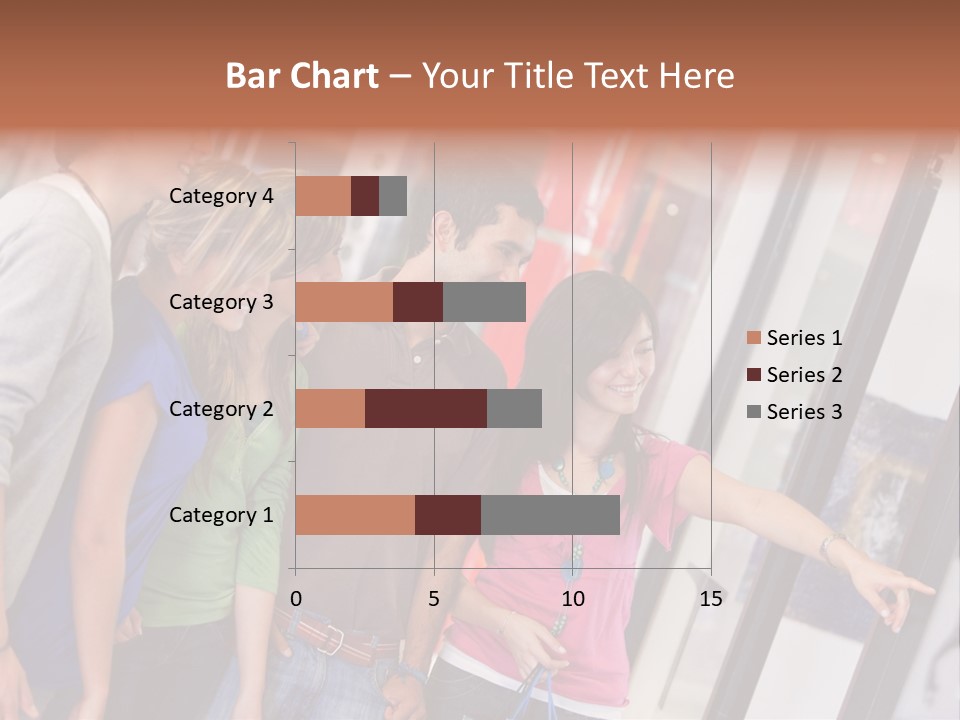 Smile Woman Presents PowerPoint Template