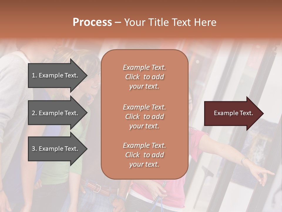 Smile Woman Presents PowerPoint Template