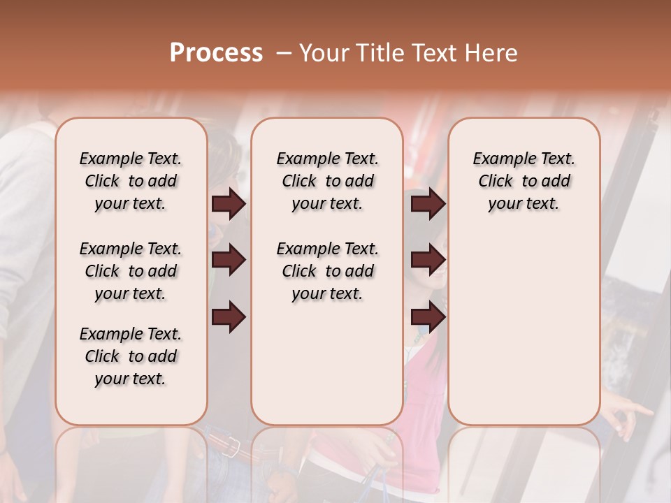 Smile Woman Presents PowerPoint Template