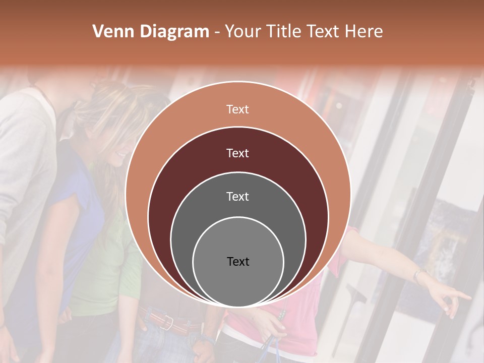 Smile Woman Presents PowerPoint Template