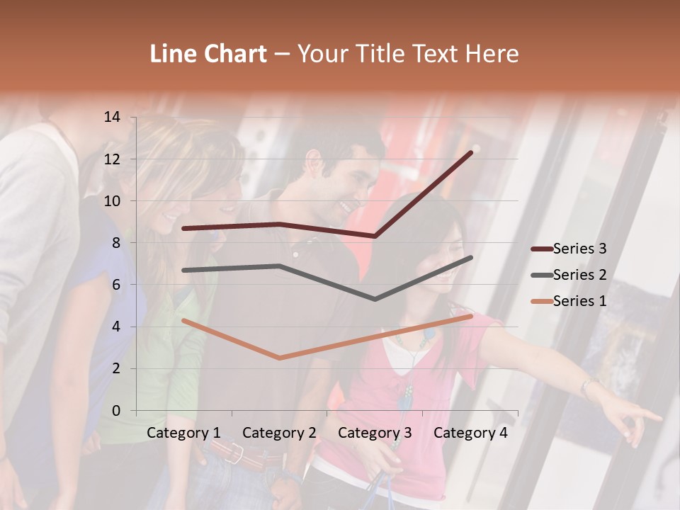 Smile Woman Presents PowerPoint Template