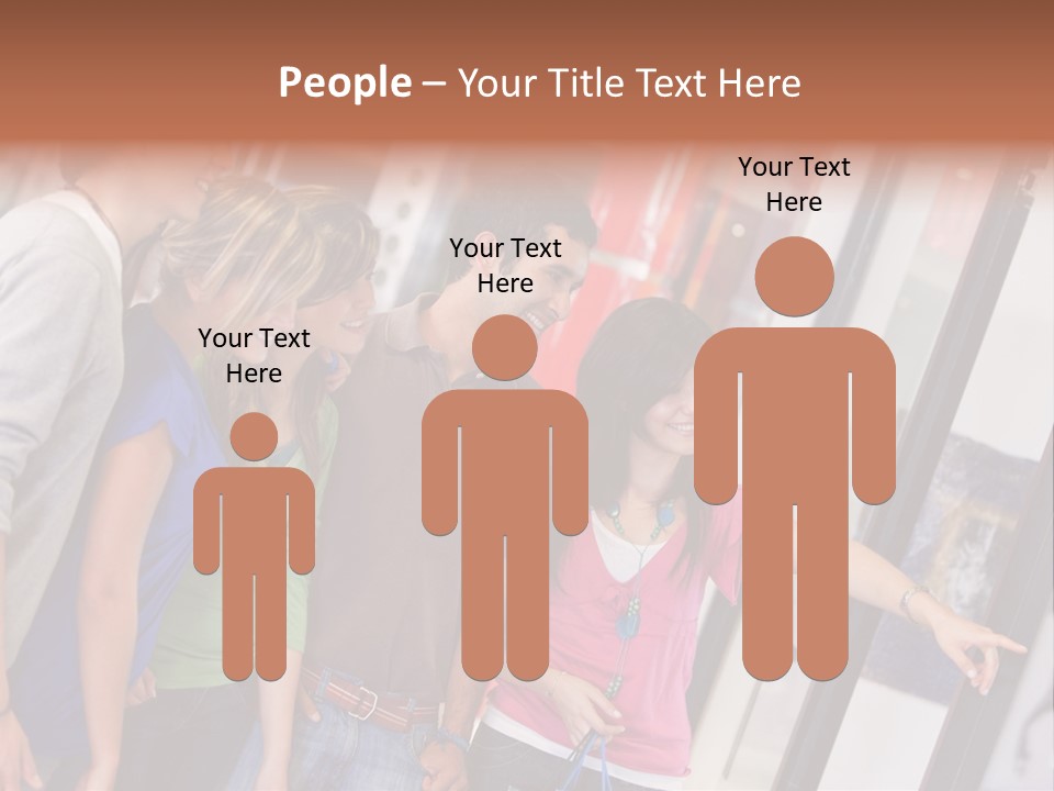 Smile Woman Presents PowerPoint Template