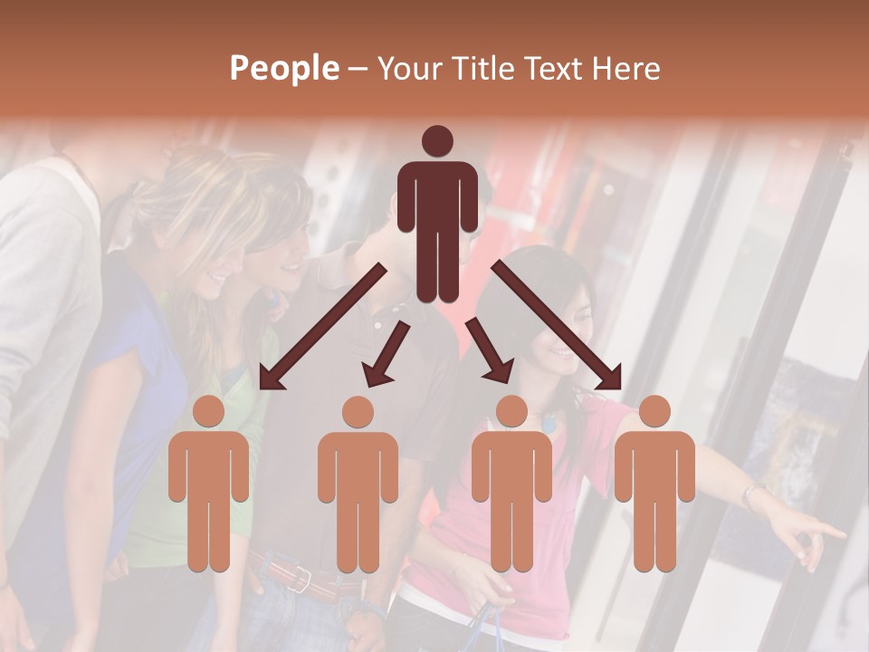 Smile Woman Presents PowerPoint Template