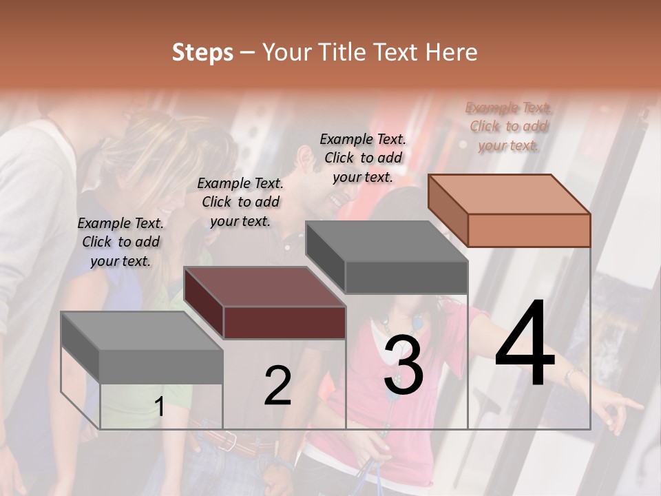 Smile Woman Presents PowerPoint Template