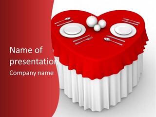 Dinner Romantic Food PowerPoint Template