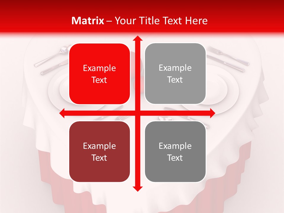 Valentine Cover Meal PowerPoint Template