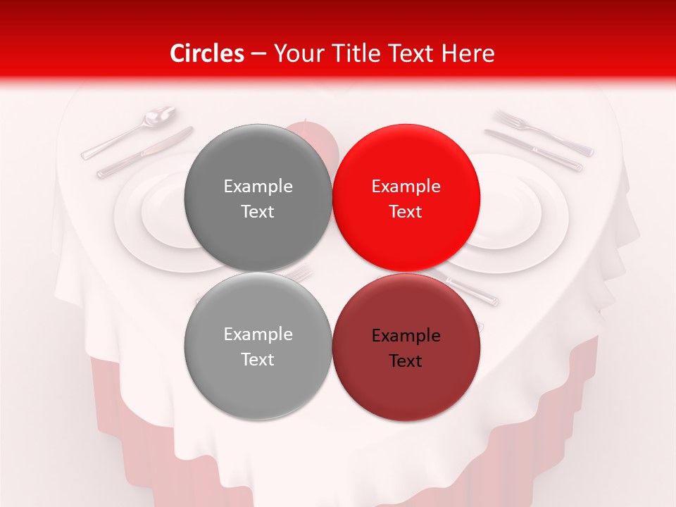 Valentine Cover Meal PowerPoint Template