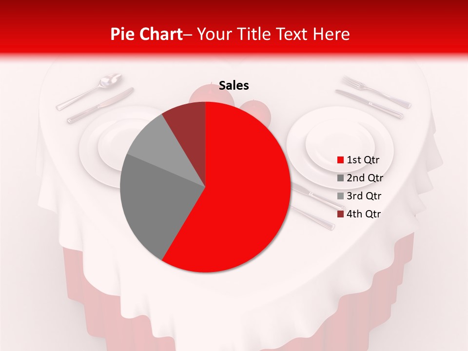 Valentine Cover Meal PowerPoint Template