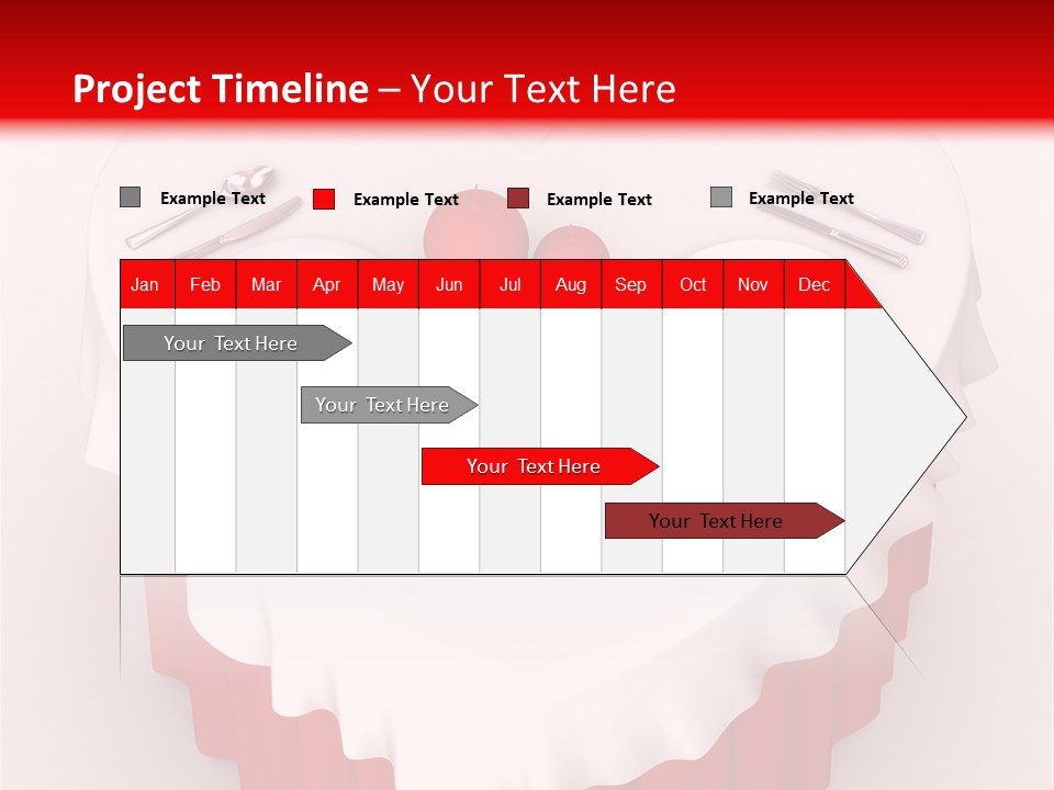 Valentine Cover Meal PowerPoint Template