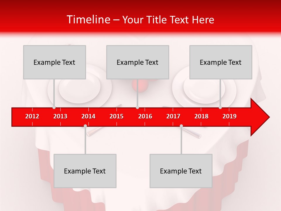 Valentine Cover Meal PowerPoint Template