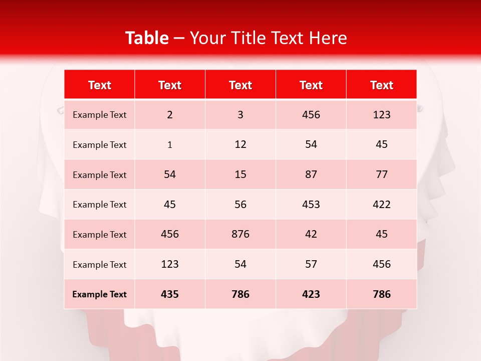 Valentine Cover Meal PowerPoint Template