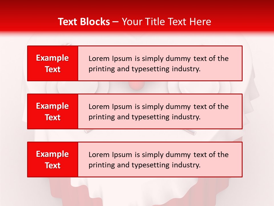 Valentine Cover Meal PowerPoint Template