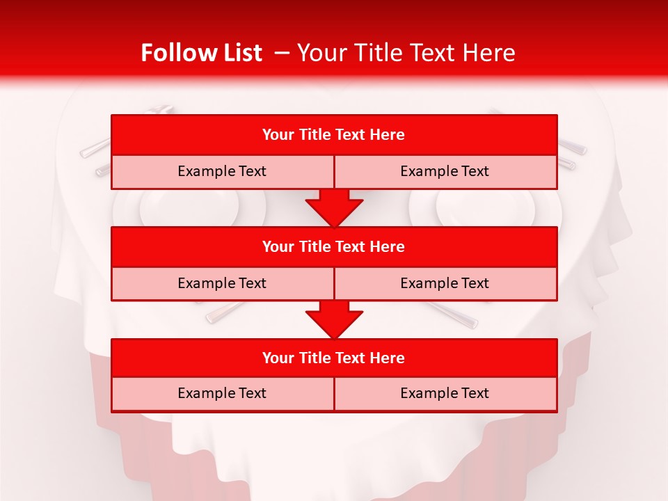 Valentine Cover Meal PowerPoint Template