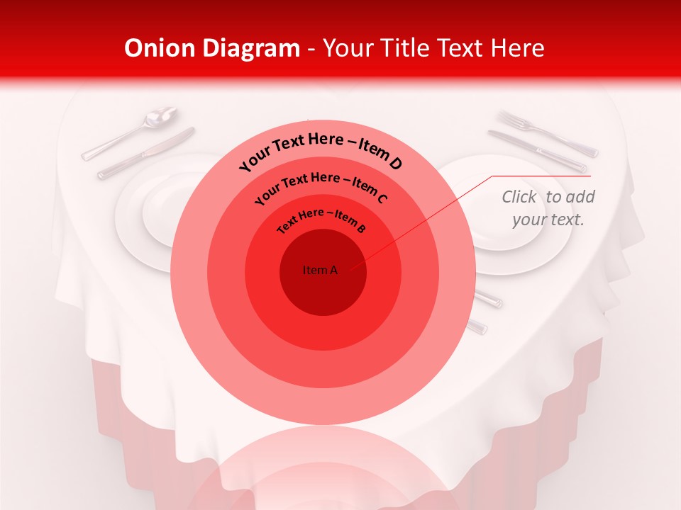 Valentine Cover Meal PowerPoint Template
