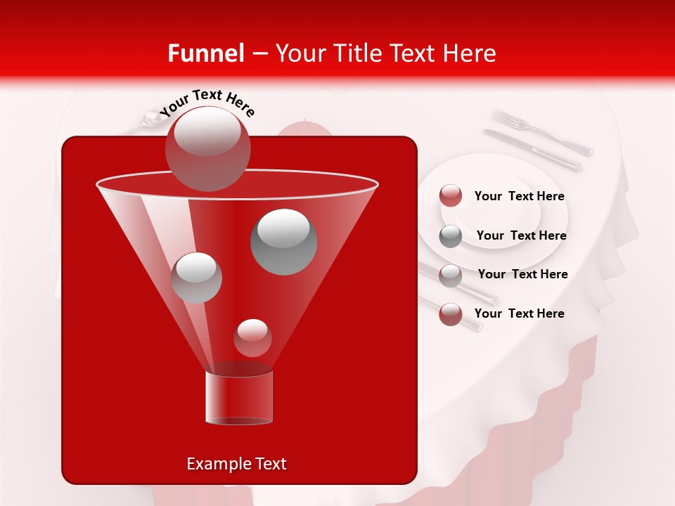 Valentine Cover Meal PowerPoint Template