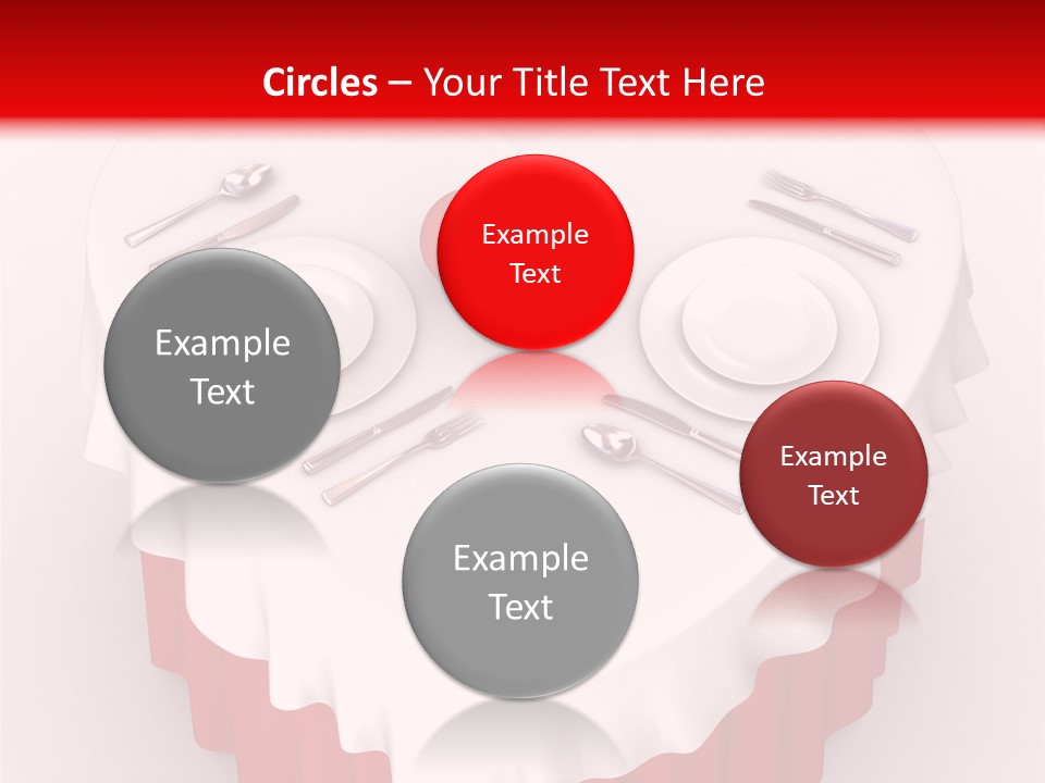 Valentine Cover Meal PowerPoint Template