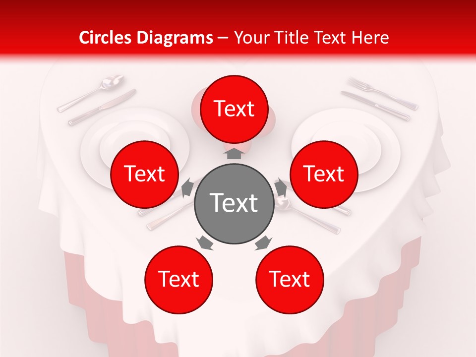 Valentine Cover Meal PowerPoint Template