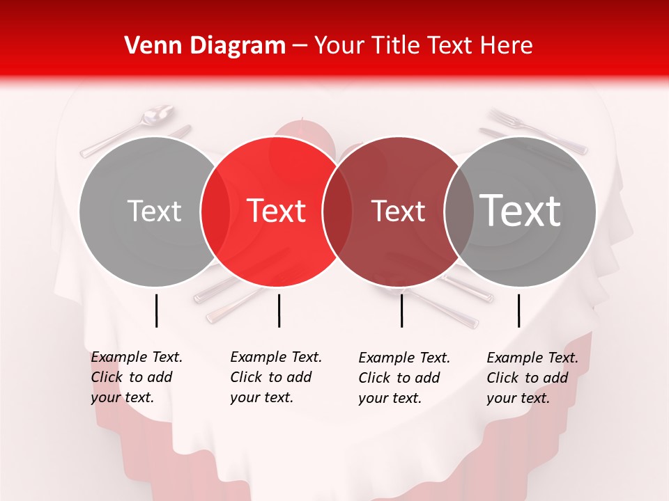 Valentine Cover Meal PowerPoint Template