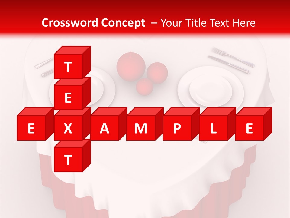 Valentine Cover Meal PowerPoint Template