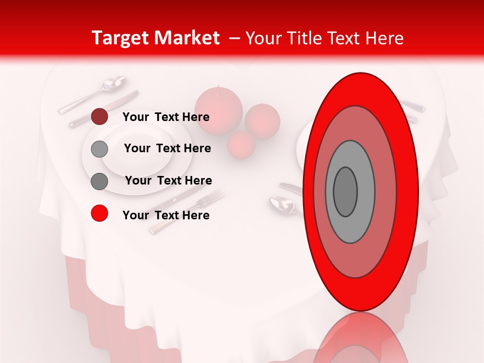 Valentine Cover Meal PowerPoint Template