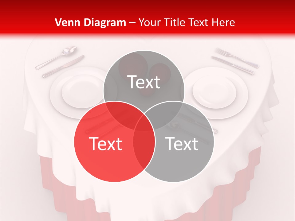 Valentine Cover Meal PowerPoint Template