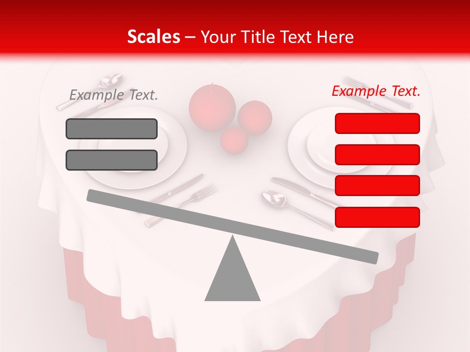 Valentine Cover Meal PowerPoint Template