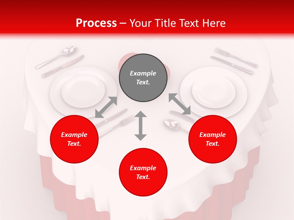Valentine Cover Meal PowerPoint Template