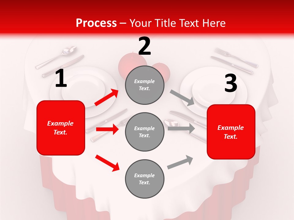 Valentine Cover Meal PowerPoint Template