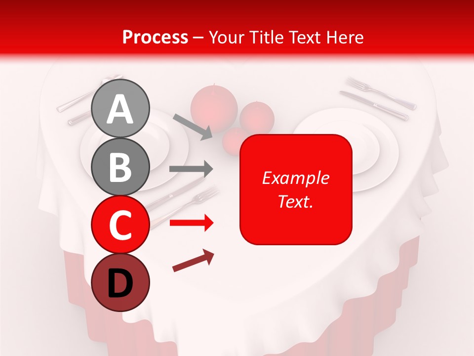 Valentine Cover Meal PowerPoint Template