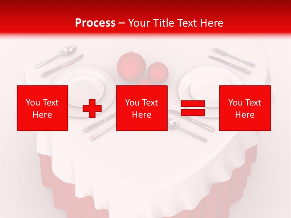 Valentine Cover Meal PowerPoint Template