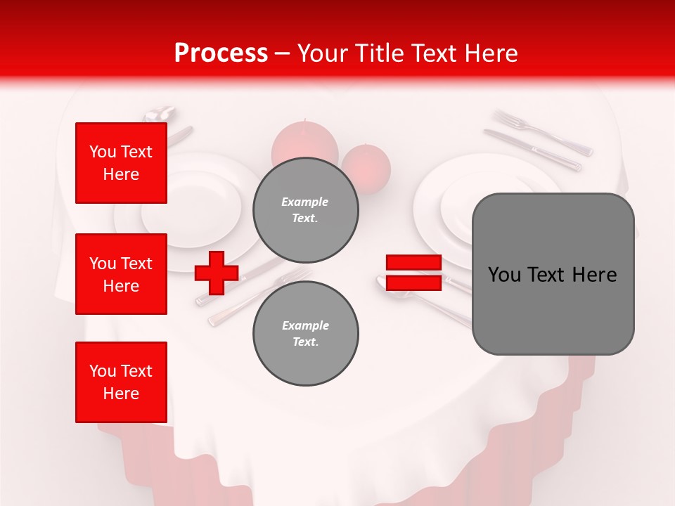 Valentine Cover Meal PowerPoint Template