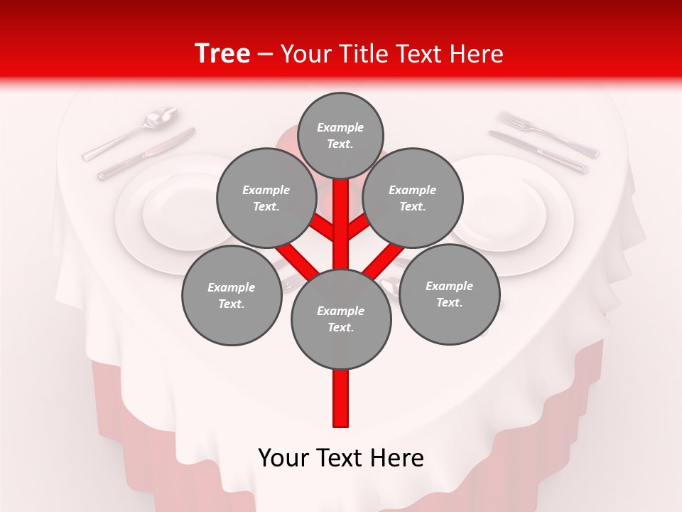 Valentine Cover Meal PowerPoint Template