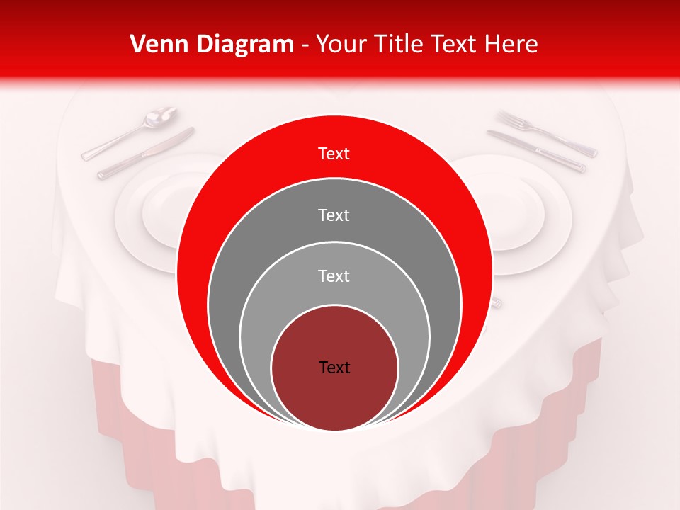 Valentine Cover Meal PowerPoint Template