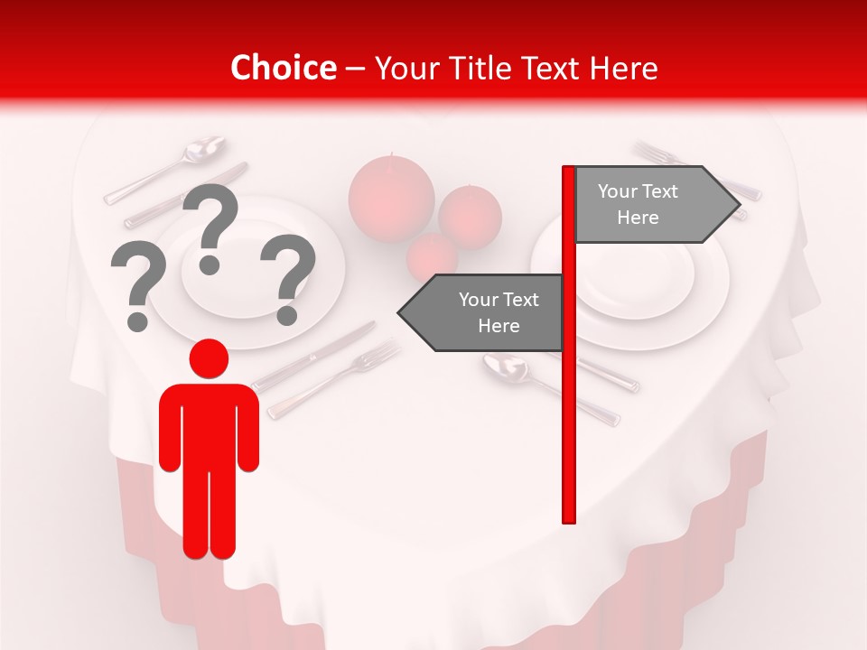 Valentine Cover Meal PowerPoint Template