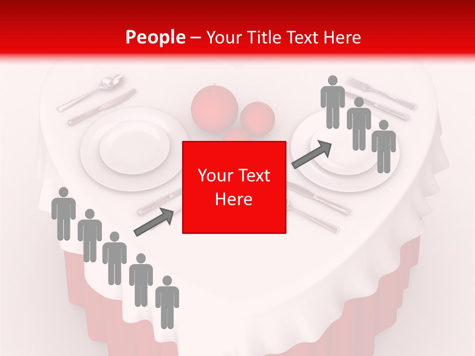 Valentine Cover Meal PowerPoint Template