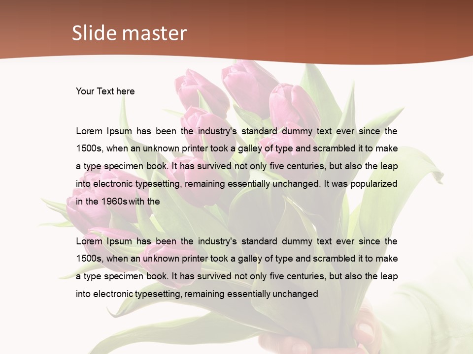 Floral Isolated Congratulations PowerPoint Template
