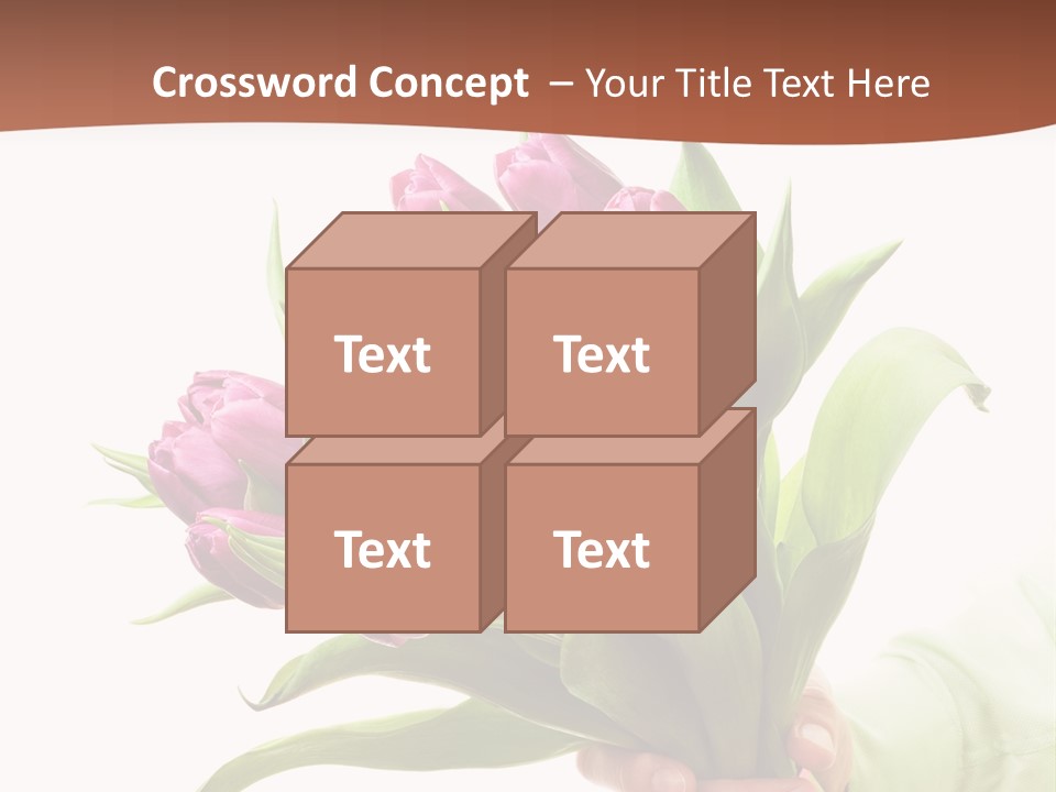 Floral Isolated Congratulations PowerPoint Template